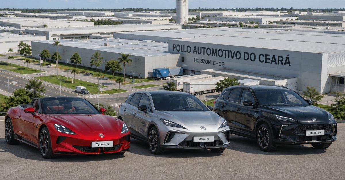 MG Motor anuncia fábrica no Ceará com R$ 400 milhões e 600 empregos — polo automotivo de Horizonte vira referência nacional