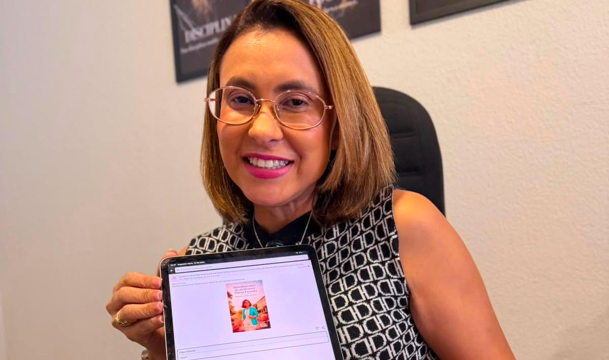 Mestre em Educação, CEO e autora: Flávia Ferreira lança hoje o livro que nasceu do chão da escola pública cearense
